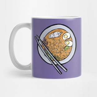 Otter Swimming in Ramen Mug